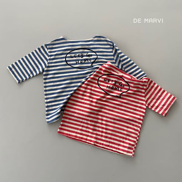 DE MARVI - Korean Children Fashion - #Kfashion4kids - Stripes Capri Tee - 2