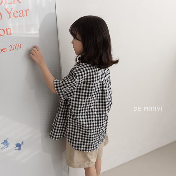 DE MARVI - Korean Children Fashion - #Kfashion4kids - Check Cov Shirt - 3