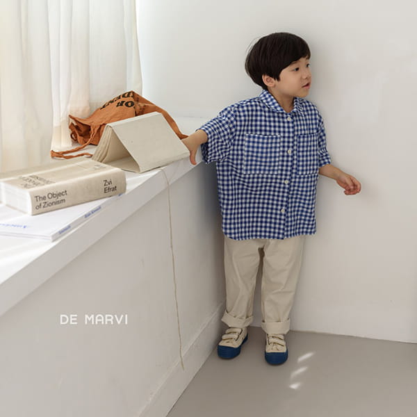 DE MARVI - Korean Children Fashion - #Kfashion4kids - Check Cov Shirt - 6