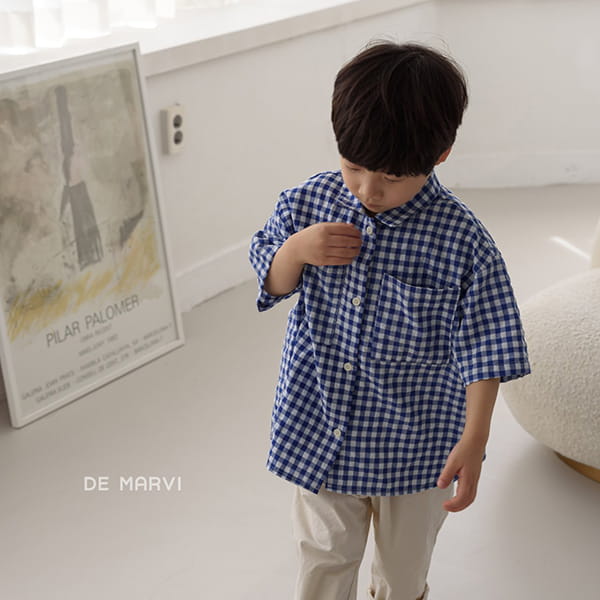 DE MARVI - Korean Children Fashion - #Kfashion4kids - Check Cov Shirt - 7