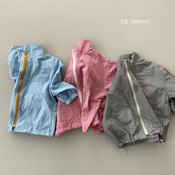 DE MARVI - Korean Children Fashion - #Kfashion4kids - Check Windbreaker - 12