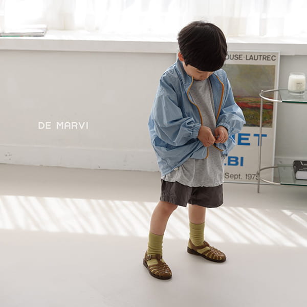 DE MARVI - Korean Children Fashion - #Kfashion4kids - Check Windbreaker - 2