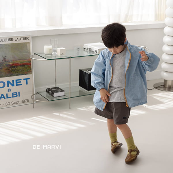 DE MARVI - Korean Children Fashion - #Kfashion4kids - Check Windbreaker - 3