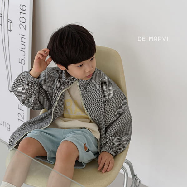 DE MARVI - Korean Children Fashion - #Kfashion4kids - Check Windbreaker - 5