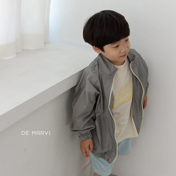 DE MARVI - Korean Children Fashion - #Kfashion4kids - Check Windbreaker - 7