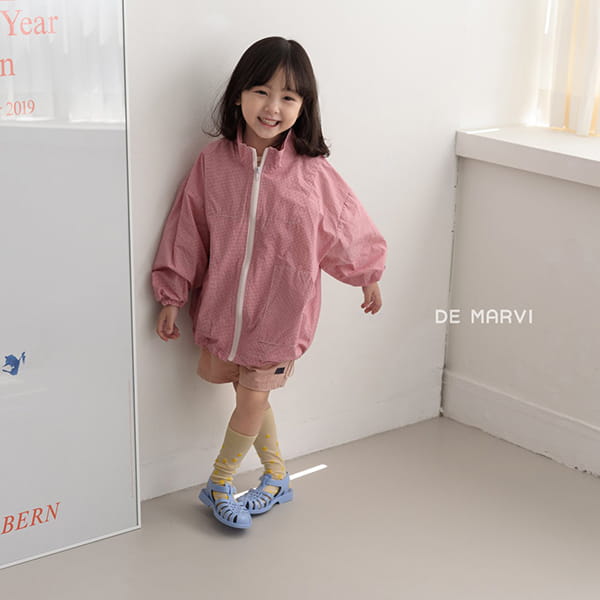 DE MARVI - Korean Children Fashion - #Kfashion4kids - Check Windbreaker - 9