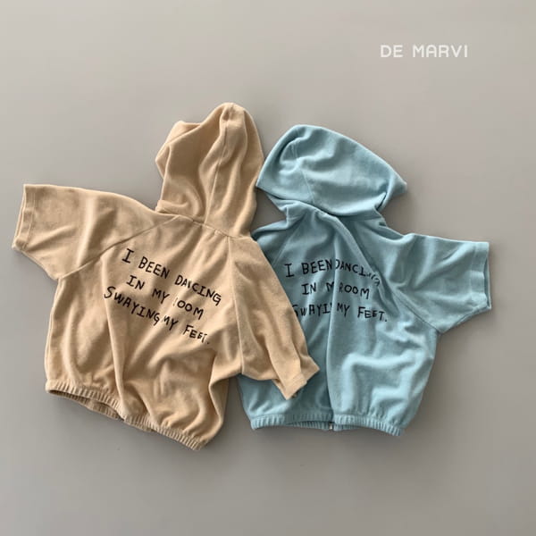DE MARVI - Korean Children Fashion - #Kfashion4kids - Tery Hoody Zip-up - 10