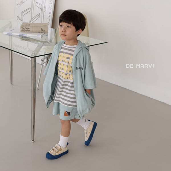 DE MARVI - Korean Children Fashion - #Kfashion4kids - Tery Hoody Zip-up - 5