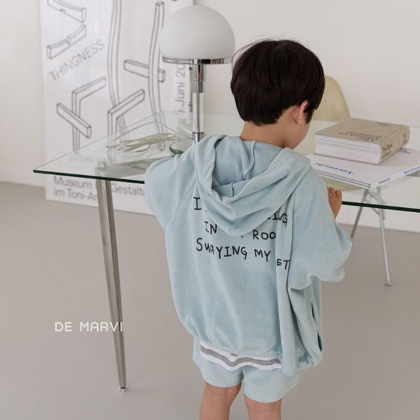 DE MARVI - Korean Children Fashion - #Kfashion4kids - Tery Hoody Zip-up - 6