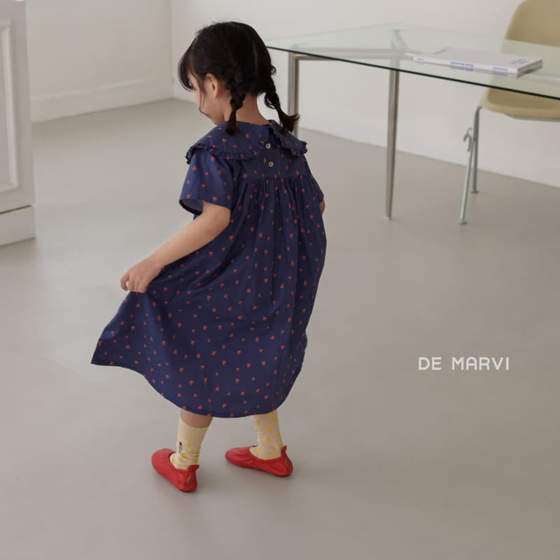 DE MARVI - Korean Children Fashion - #Kfashion4kids - Heart One-piece - 3