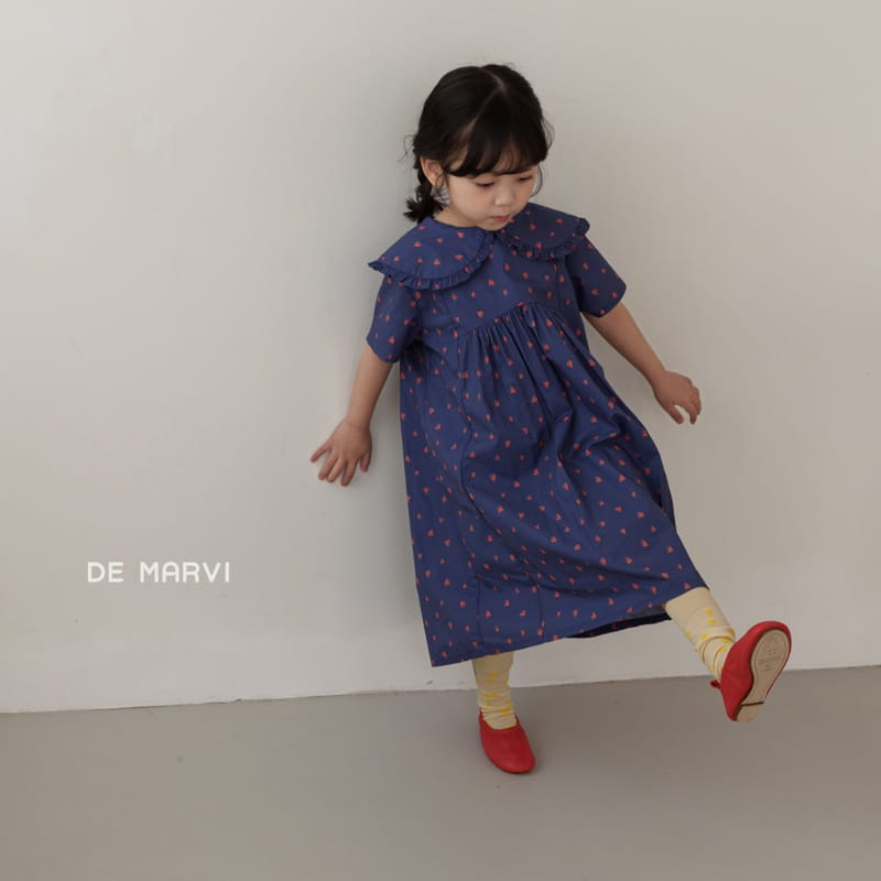 DE MARVI - Korean Children Fashion - #Kfashion4kids - Heart One-piece - 4