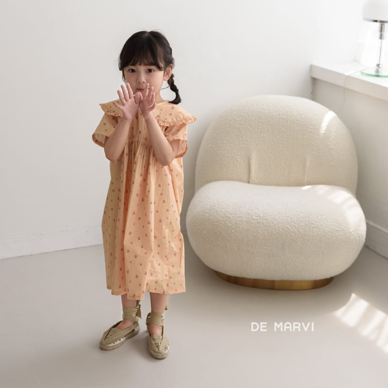 DE MARVI - Korean Children Fashion - #Kfashion4kids - Heart One-piece - 5