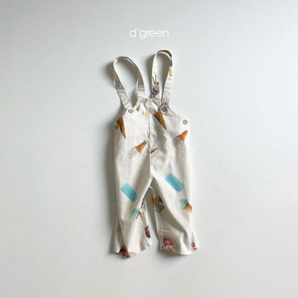 DIGREEN - Korean Children Fashion - #Kfashion4kids - Ice Cream Overall - 3