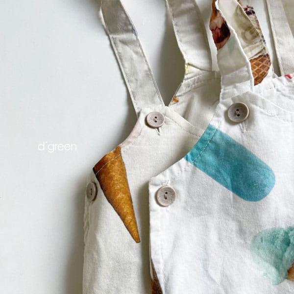 DIGREEN - Korean Children Fashion - #Kfashion4kids - Ice Cream Overall - 6