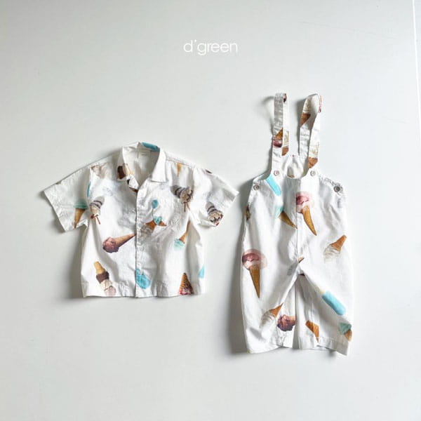 DIGREEN - Korean Children Fashion - #Kfashion4kids - Ice Cream Overall - 7
