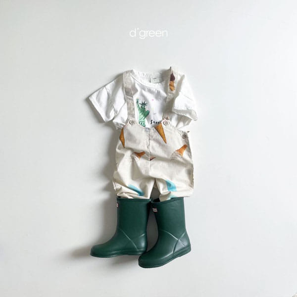 DIGREEN - Korean Children Fashion - #Kfashion4kids - Ice Cream Overall - 8
