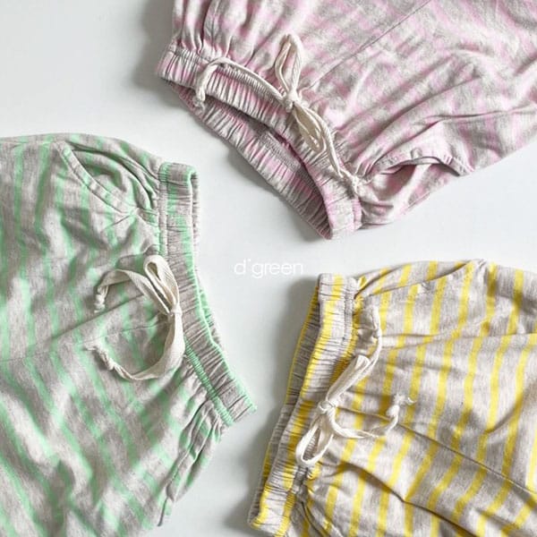 DIGREEN - Korean Children Fashion - #Kfashion4kids - Stripe Jogger Pants - 3