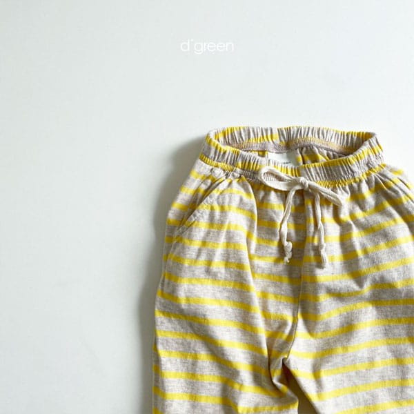 DIGREEN - Korean Children Fashion - #Kfashion4kids - Stripe Jogger Pants - 4
