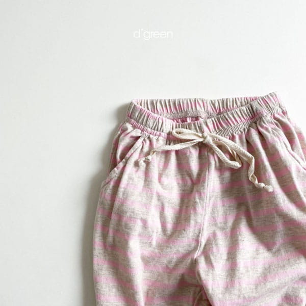 DIGREEN - Korean Children Fashion - #Kfashion4kids - Stripe Jogger Pants - 6