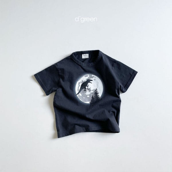 DIGREEN - Korean Children Fashion - #Kfashion4kids - Dino Moon Tee