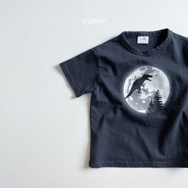 DIGREEN - Korean Children Fashion - #Kfashion4kids - Dino Moon Tee - 2