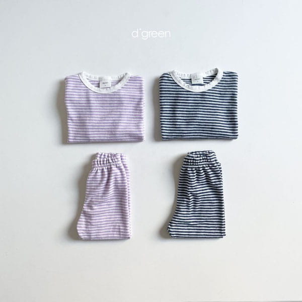 DIGREEN - Korean Children Fashion - #Kfashion4kids - Papillon Top Bottom Set - 2