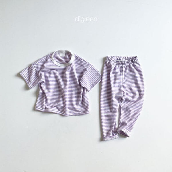 DIGREEN - Korean Children Fashion - #Kfashion4kids - Papillon Top Bottom Set - 3