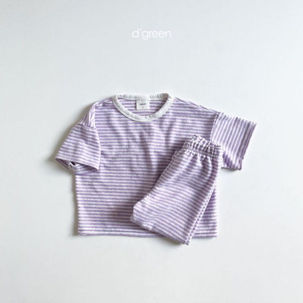 DIGREEN - Korean Children Fashion - #Kfashion4kids - Papillon Top Bottom Set - 4