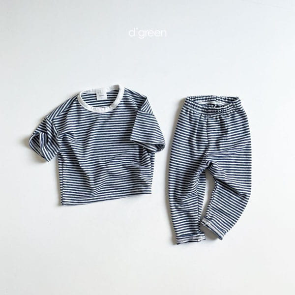 DIGREEN - Korean Children Fashion - #Kfashion4kids - Papillon Top Bottom Set - 6