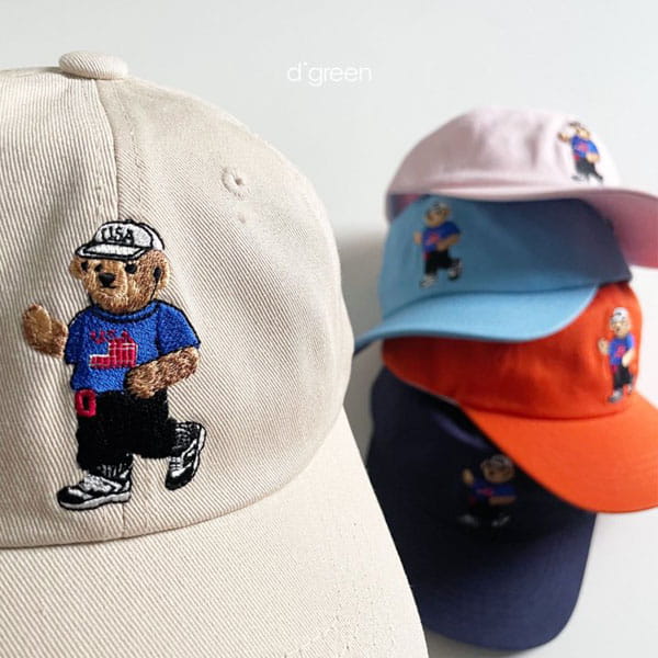 DIGREEN - Korean Children Fashion - #Kfashion4kids - Bear Ball Cap
