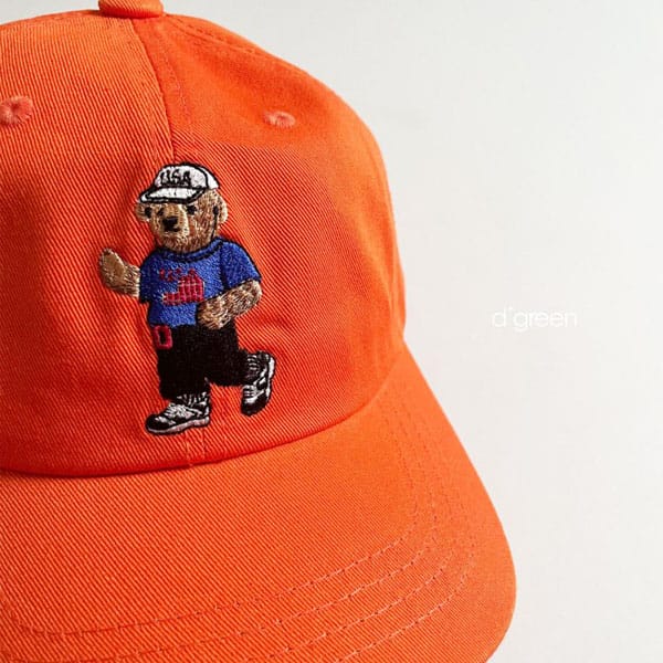 DIGREEN - Korean Children Fashion - #Kfashion4kids - Bear Ball Cap - 3