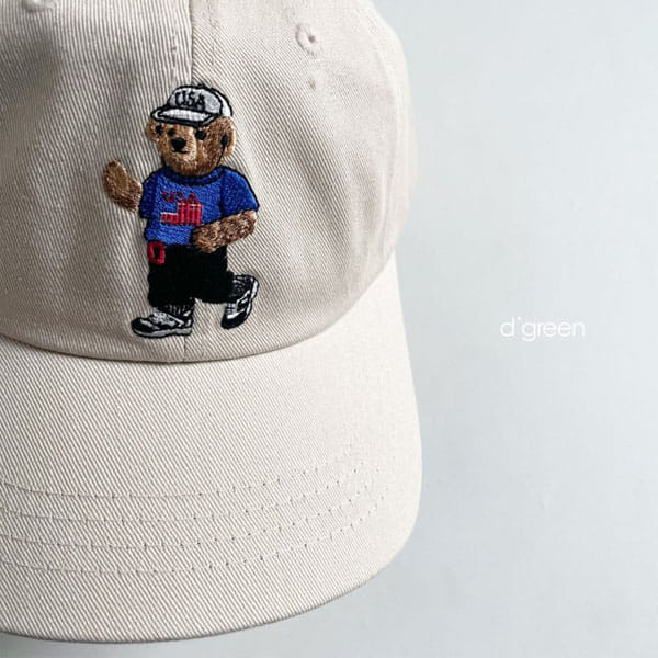 DIGREEN - Korean Children Fashion - #Kfashion4kids - Bear Ball Cap - 5