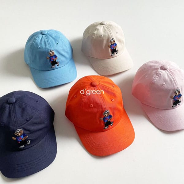 DIGREEN - Korean Children Fashion - #Kfashion4kids - Bear Ball Cap - 9