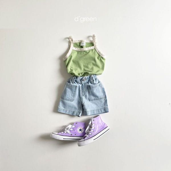 DIGREEN - Korean Children Fashion - #Kfashion4kids - Pocket Denim Shorts - 7