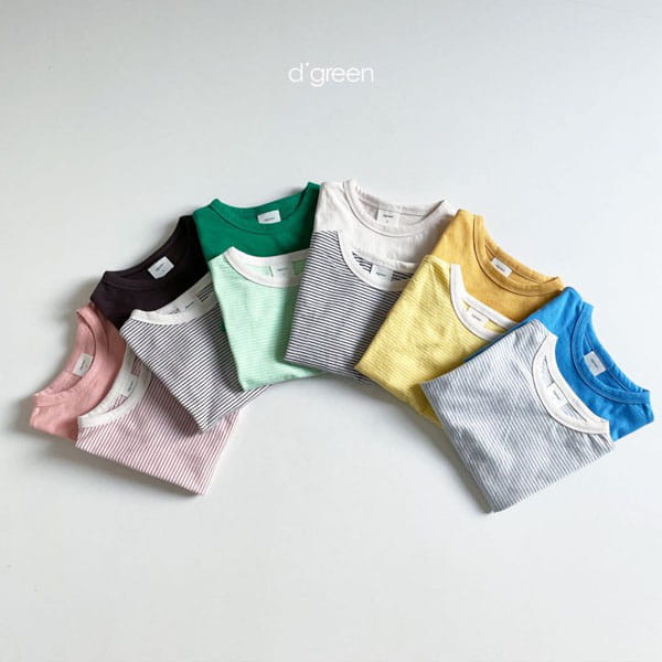 DIGREEN - Korean Children Fashion - #Kfashion4kids - Danmuzi Tee 1+1 Set - 3