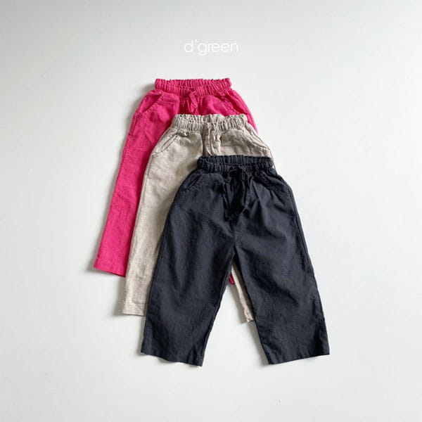 DIGREEN - Korean Children Fashion - #Kfashion4kids - Wide Linen Pants - 2