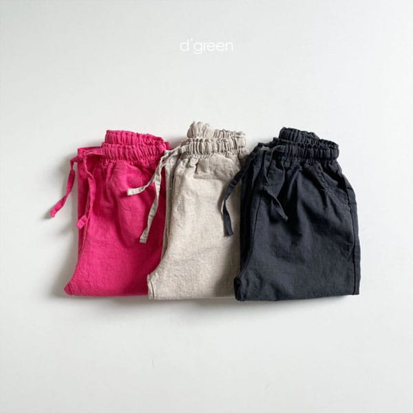 DIGREEN - Korean Children Fashion - #Kfashion4kids - Wide Linen Pants - 4