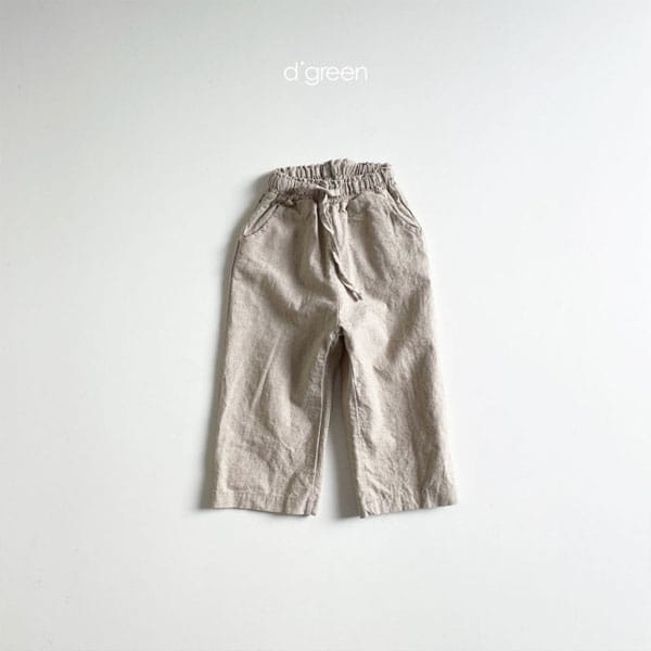 DIGREEN - Korean Children Fashion - #Kfashion4kids - Wide Linen Pants - 7