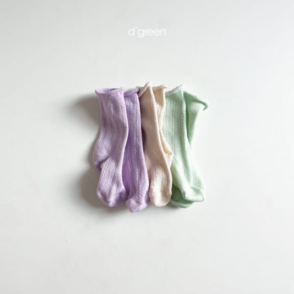 DIGREEN - Korean Children Fashion - #Kfashion4kids - Lumi Socks [set of 3] - 3