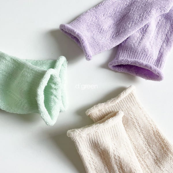 DIGREEN - Korean Children Fashion - #Kfashion4kids - Lumi Socks [set of 3] - 4