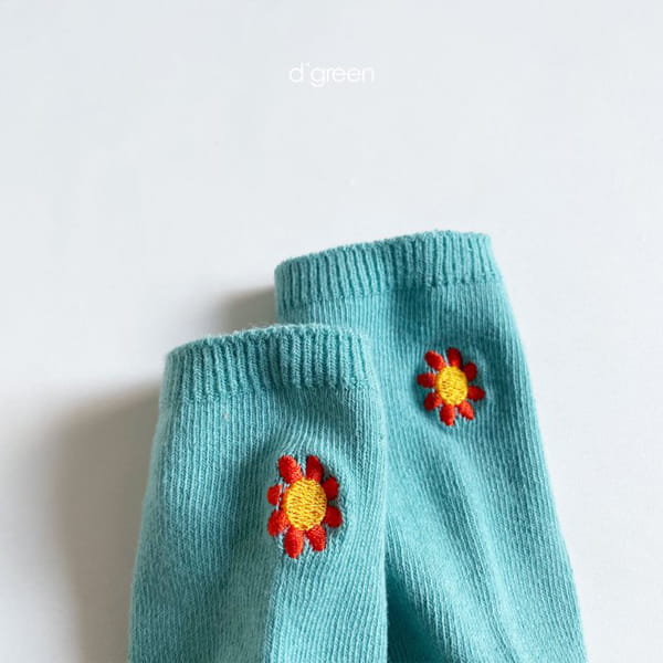 DIGREEN - Korean Children Fashion - #Kfashion4kids - Garden Socks [set of 3] - 2
