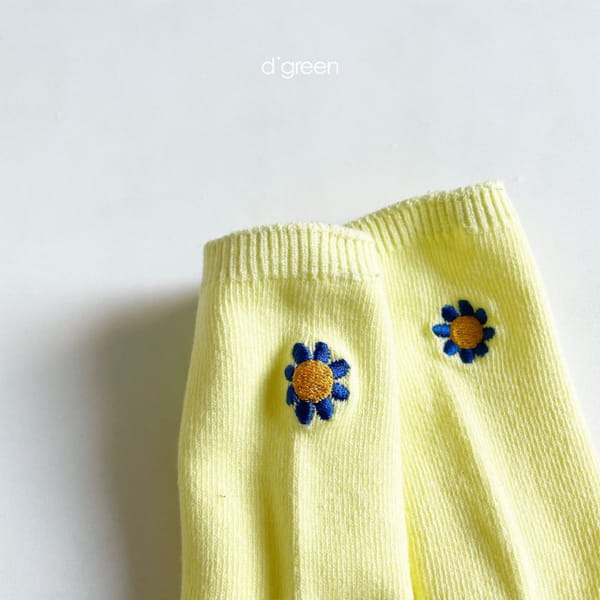 DIGREEN - Korean Children Fashion - #Kfashion4kids - Garden Socks [set of 3] - 4