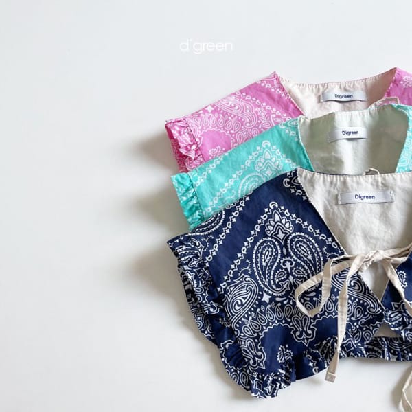 DIGREEN - Korean Children Fashion - #Kfashion4kids - Paisely Neck Cape - 3