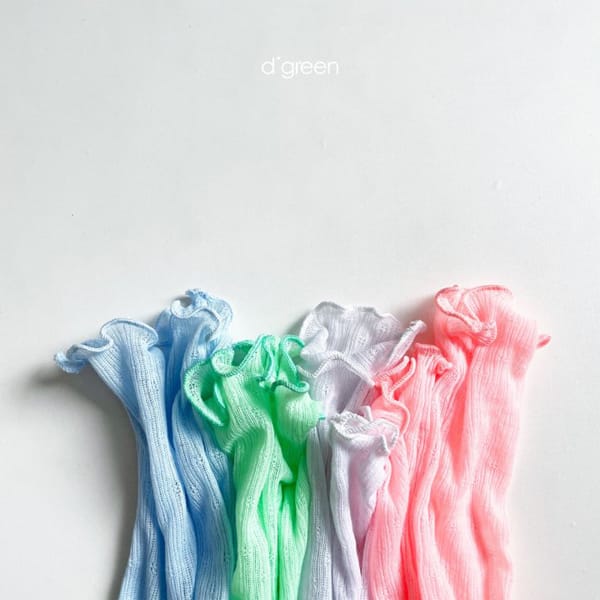 DIGREEN - Korean Children Fashion - #Kfashion4kids - Islet Knee Socks [set of 4] - 4