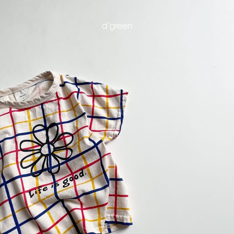 DIGREEN - Korean Children Fashion - #Kfashion4kids - Toy Check Tee - 7
