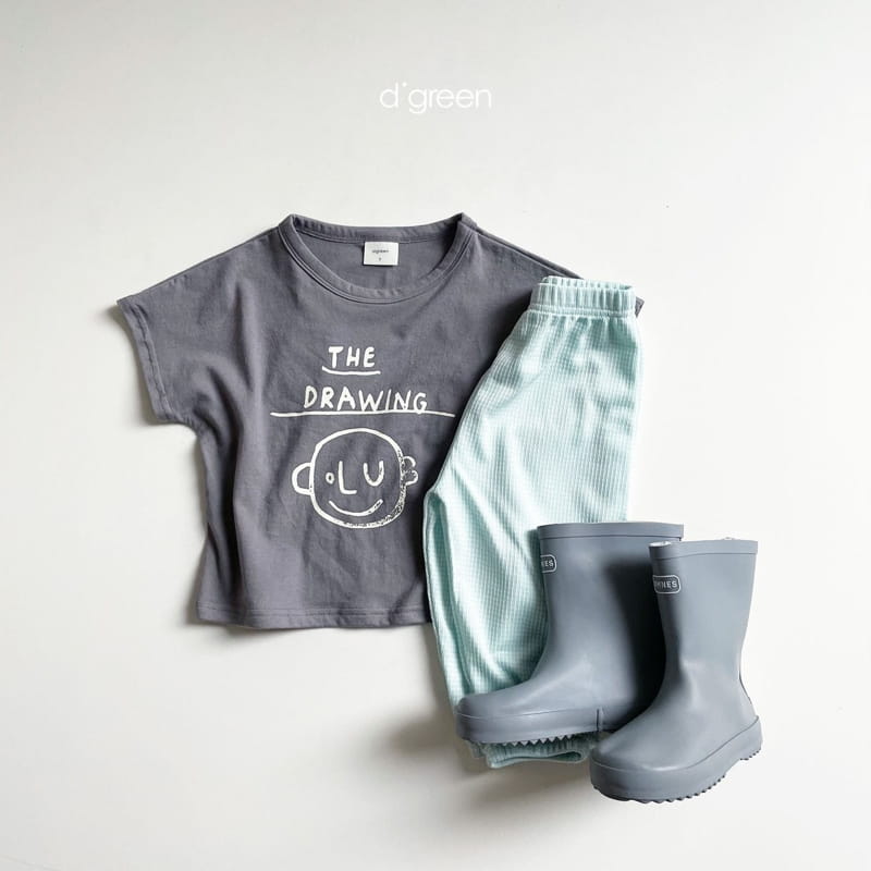 DIGREEN - Korean Children Fashion - #Kfashion4kids - Face Tee - 10