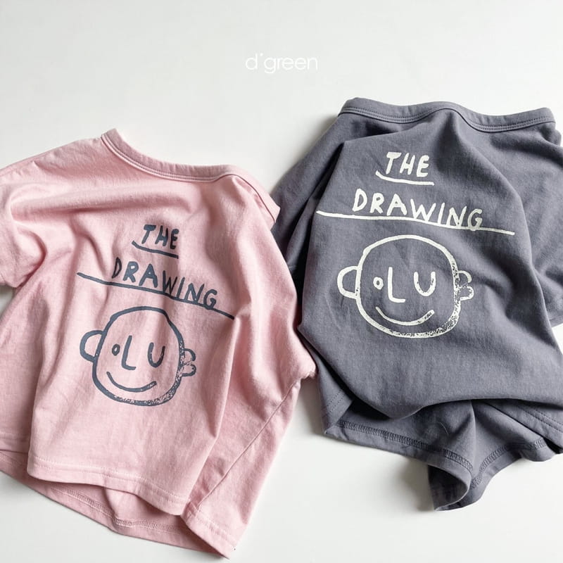 DIGREEN - Korean Children Fashion - #Kfashion4kids - Face Tee - 3