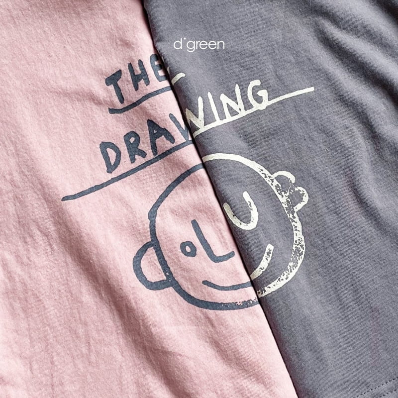 DIGREEN - Korean Children Fashion - #Kfashion4kids - Face Tee - 5