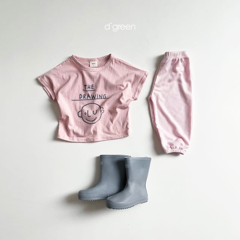 DIGREEN - Korean Children Fashion - #Kfashion4kids - Face Tee - 9