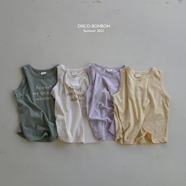 DISCO BONBON - Korean Children Fashion - #Kfashion4kids - Respect Sleeveless - 2